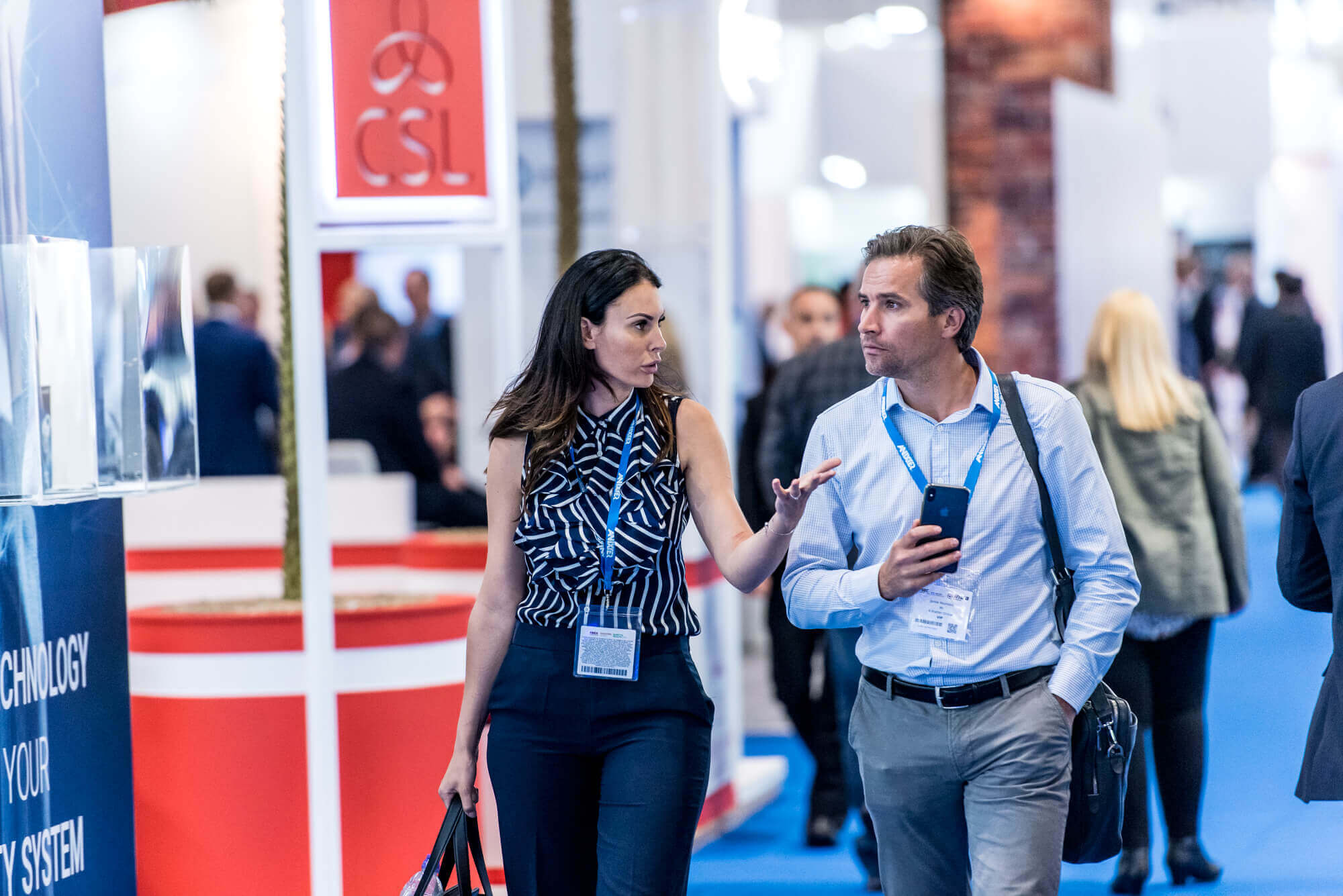 Two visitors at IFSEC 2019