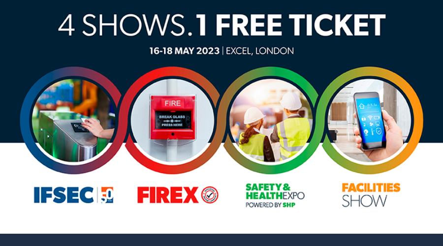 IFSEC. Fours Shows One Ticket.