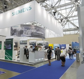 Siemens stand